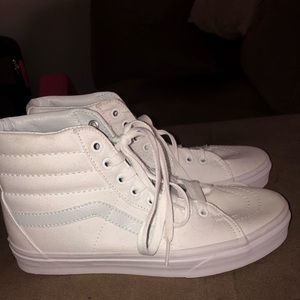 white high top vans
